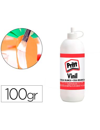 Pegamento Cola Vinilica Pritt Blanca Bote De 100 Gr