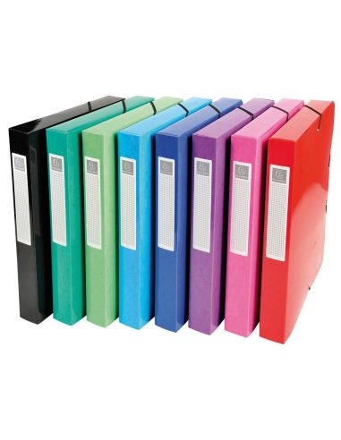 Carpeta Proyectos Carton Compacto Exacompta Din A4 Lomo 40 Mm 600 G/M2 Colores Surtidos