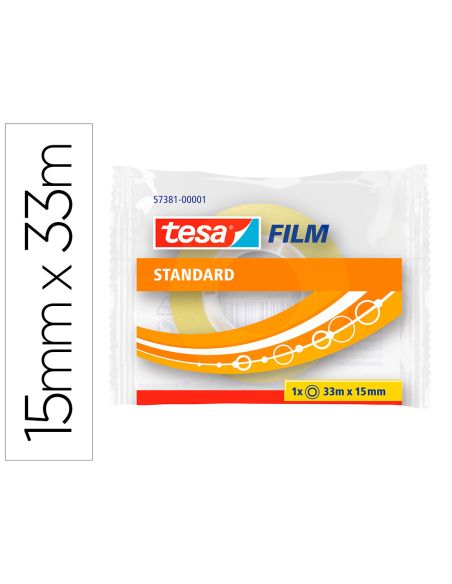 Cinta Adhesiva Tesa Standard 33 Mt X 15 Mm