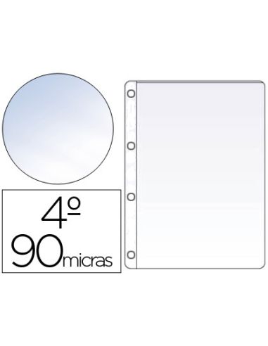 Funda Saro Pvc Cuarto Cuatro Taladros 90 Mc Cristal Caja De 100 Unidades