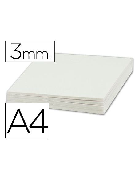 Carton Pluma Liderpapel Blanco Doble Cara Din A4 Espesor 3Mm|Libreriasalesiana