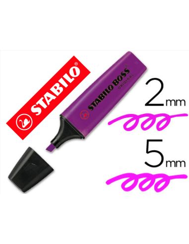 Rotulador Stabilo Boss Fluorescente 70 Lavanda