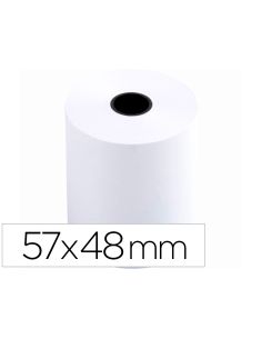 Rollo Sumadora Q-Connect Termico 57 Mm Ancho X 48 Mm Diametro Sin Bisfenol A