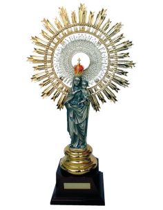 Virgen Del Pilar Base Raiz 43,5Cm
