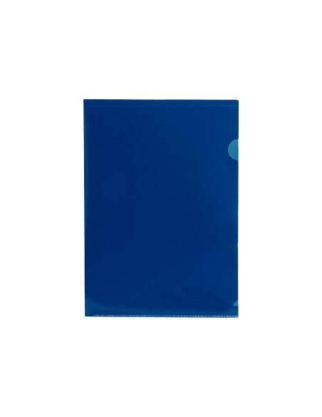 Carpeta Liderpapel Dossier Uñero 44002 Polipropileno Din A4 Azul 20 Hojas