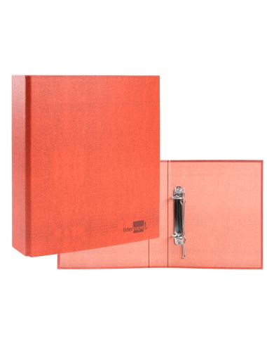 Carpeta De 2 Anillas 25Mm Mixtas Liderpapel Folio Carton Cuero Forrado Compresor Plastico
