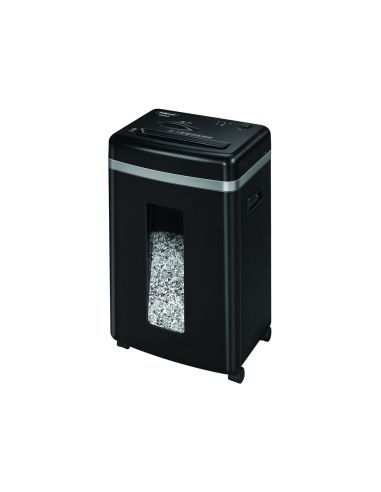 Destructora De Documentos Fellowes 450M Capacidad De Corte 9 Hojas Destruye Grapas Clips Tarjetas Y Cd 22 Litros