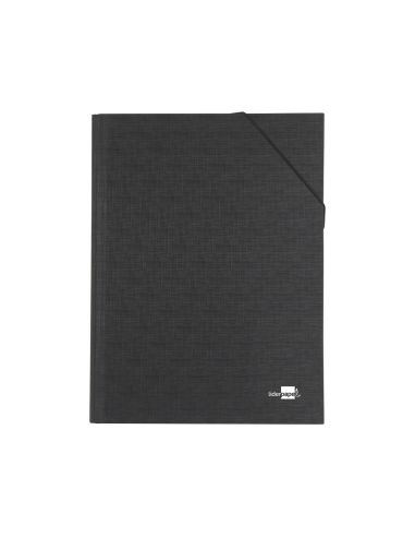 Carpeta Clasificadora Liderpapel 12 Departamentos Folio Prolongado Carton Forrado Negra