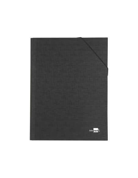 Carpeta Clasificadora Liderpapel 12 Departamentos Folio Prolongado Carton Forrado Negra