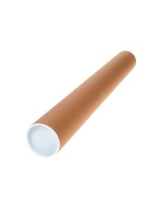 Tubo De Carton Q-Connect Portadocumentos Cartoncillo Encolado Reciclado 1,8 Mm Con 2 Tapas De Plastico 40X430 Mm 2