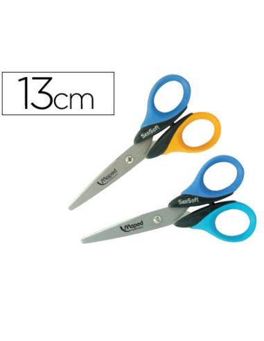 Tijera Escolar Maped Sensoft 13 Cm