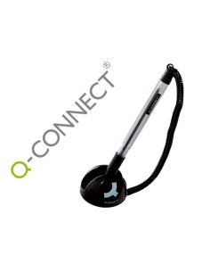 Boligrafo Extensible Q-Connect Con Cadena Plastico Y Soporte Adhesivo