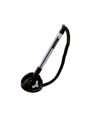 Boligrafo Extensible Q-Connect Con Cadena Plastico Y Soporte Adhesivo