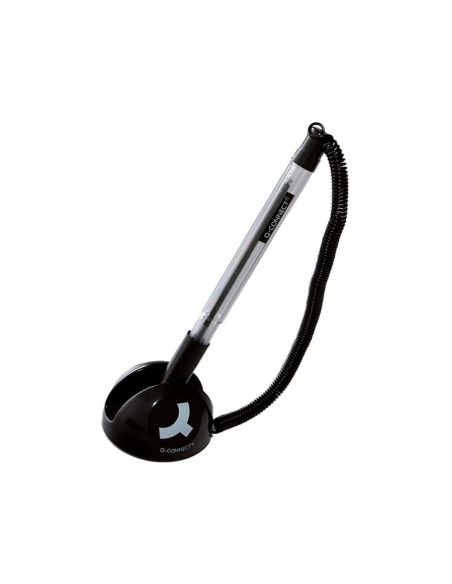 Boligrafo Extensible Q-Connect Con Cadena Plastico Y Soporte Adhesivo