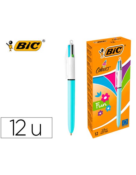 Boligrafo Colores Pastel Bic Cuatro Edicion Limitada