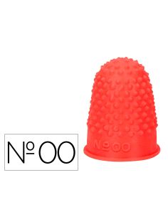 Dedil Q-Connect Goma Nº00 18-20 Mm Diametro Caja De 12 Unidades Color Rojo