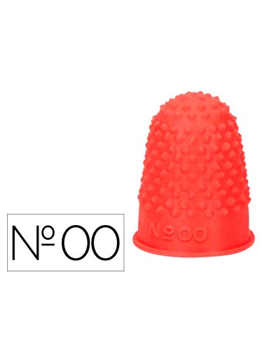 Dedil Q-Connect Goma Nº00 18-20 Mm Diametro Caja De 12 Unidades Color Rojo