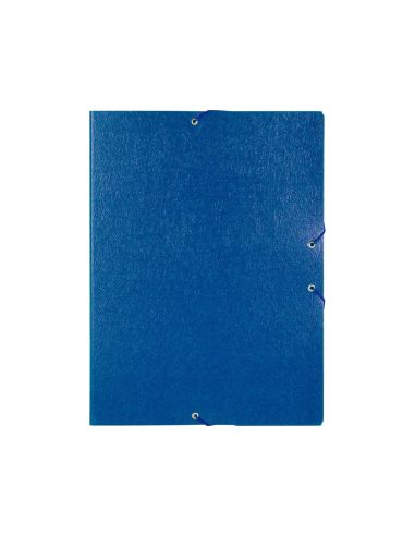 Carpeta Proyectos Liderpapel Folio Lomo 50Mm Carton Gofrado Azul