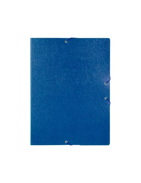 Carpeta Proyectos Liderpapel Folio Lomo 50Mm Carton Gofrado Azul