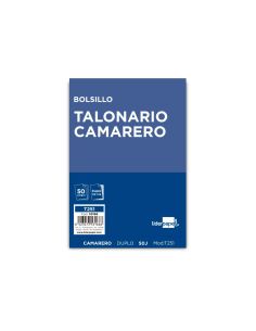 Talonario Liderpapel Camarero Bolsillo Original Y Copia T251 Zig Zag 2