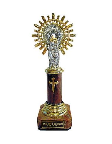 Columna Decorada Marron 11,5Cm (25)