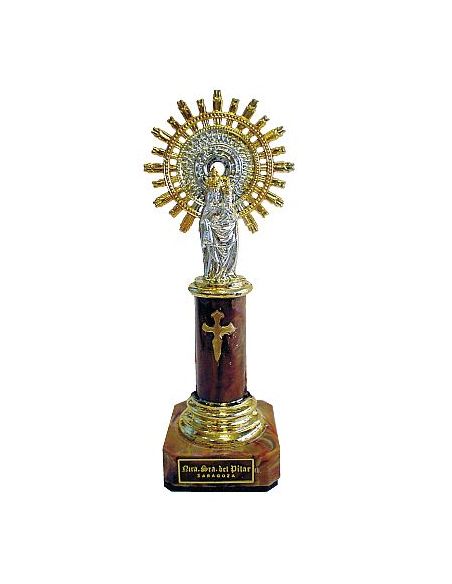 Columna Decorada Marron 11,5Cm (25)