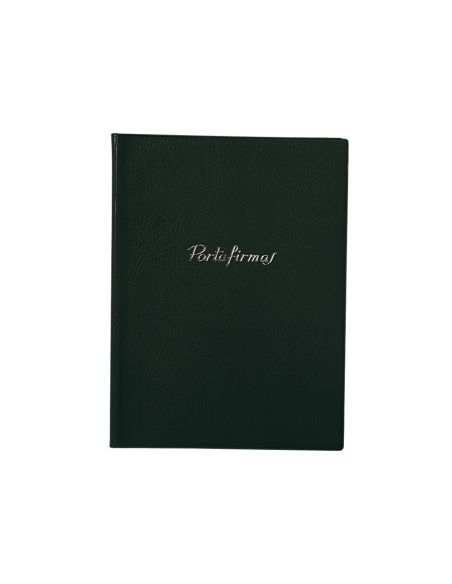 Portafirmas Saro 320 Pvc Gofrado 20 Departamentos Color Negro
