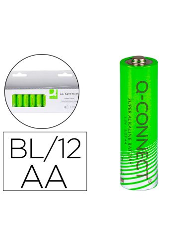 Pila Q-Connect Alcalina Aa Blister Con 12 Unidades