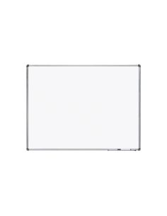 Pizarra Blanca Rocada Acero Vitrificado Magnetico Marco Aluminio Y Cantoneras Pvc 120X90 Cm Incluye Bandeja