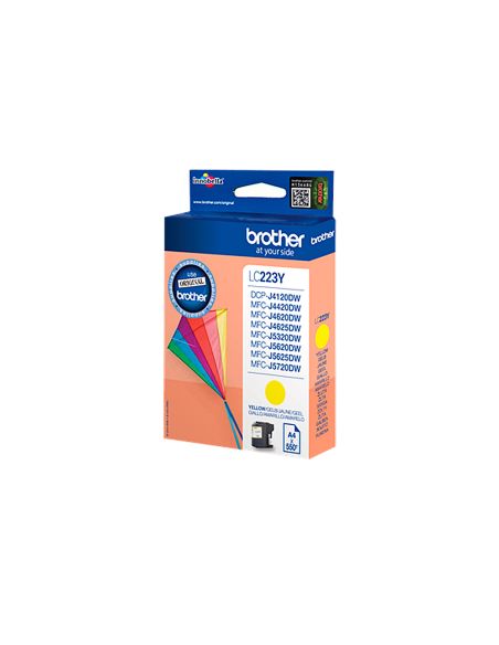 Ink-Jet Brother Lc-223Cbp Amarillo Dcp4120Dw Mfcj4420Dw Mfcj4620Dw Mfcj5320Dw 550 Pag
