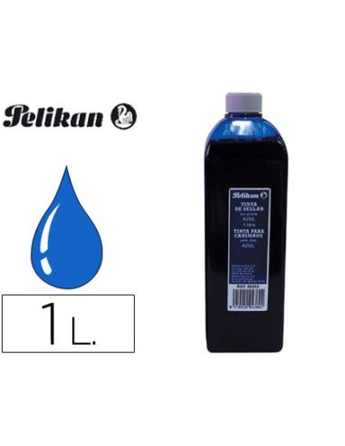 Tinta Tampon Pelikan Azul Bote 1 Litro