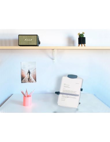 Atril Para Ordenador De Sobremesa Q-Connect Base Regulable De Plastico