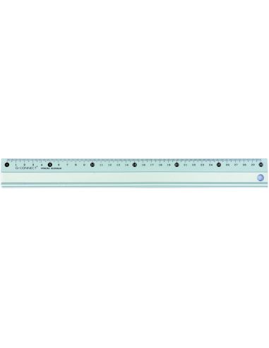 Regla Q-Connect Metalica Aluminio 30 Cm