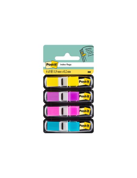 Banderitas Separadoras 683-4Ab Dispensador 4 Colores Brillantes