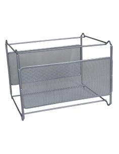 Soporte Para Carpetas Colgante Q-Connect Kf00832 Rejilla Plata Metalico 335X285X250 Mm Para Carpetas Din A4