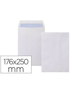 Sobre Liderpapel Bolsa N.15 Blanco B5 176X250 Mm Tira De Silicona Caja De 500 Unidades