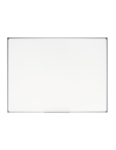 Pizarra Blanca Bi-Office Earth-It Magnetica De Acero Vitrificado Marco De Aluminio 100 X 150 Cm Con Bandeja Para