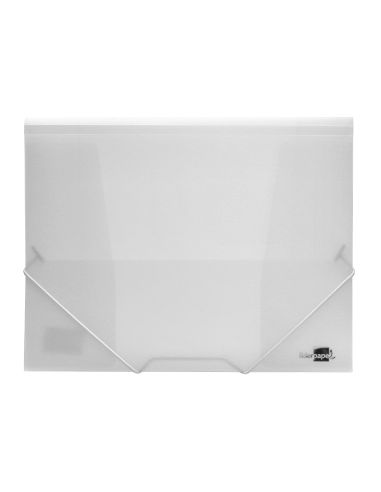 Carpeta Liderpapel Gomas Solapas 34964 Polipropileno Din A4 Transparente Translucido