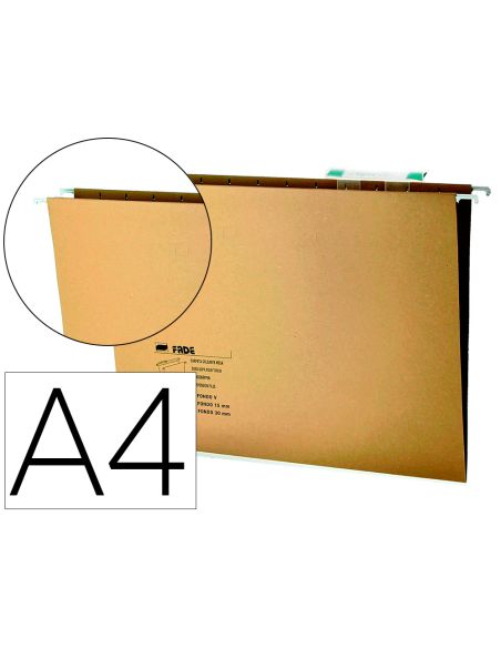 Carpeta Colgante Fade Din A4 Visor Superior Kraft Eco