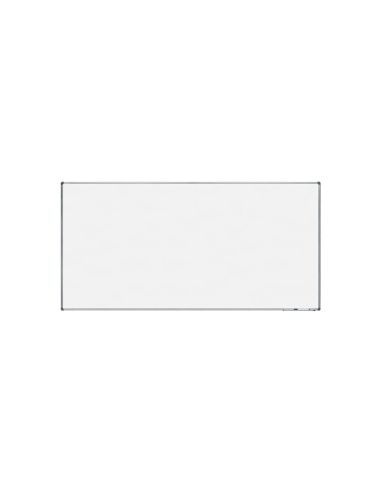 Pizarra Blanca Rocada Acero Vitrificado Magnetico Marco Aluminio Y Cantoneras Pvc 240X120 Cm Incluye Bandeja