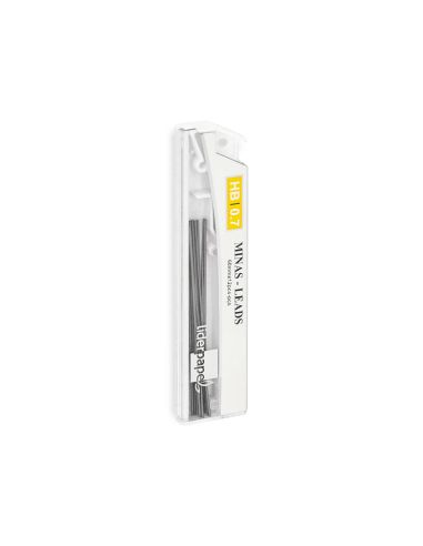 Minas Liderpapel Grafito 0,7 Mm Hb Tubo De 12 Minas Longitud 60 Mm