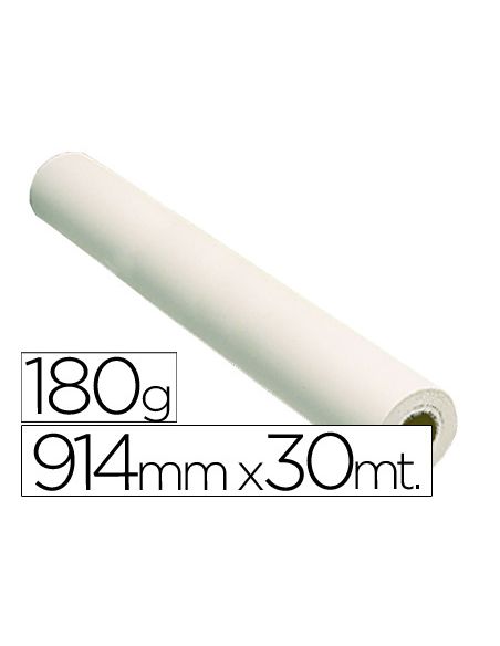 Papel Reprografia Fotografico 180 Gr Para Plotter Papel Fotografico Blanco Mate 914X30 Mt 2880 Dpi