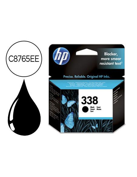 Ink-Jet Hp Dj 6540 6620 5740 5 745 6840 6540 Photosmart 2575 2710 8150 8450 Officejet 7310 7410 6210 Psc1510 N.338 Negra