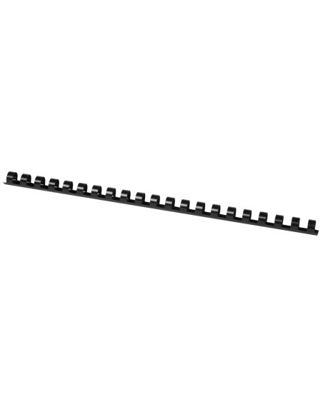 Canutillo Q-Connect Redondo 12 Mm Plastico Negro Capacidad 102 Hojas Caja De 100 Unidades
