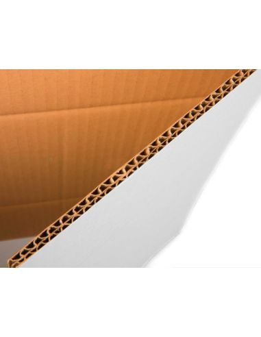 Caja Para Embalar Q-Connect Ultra Resistente Regulable En Altura Carton Canal Doble 7 Mmcolor Blanco 450X280X375 Mm