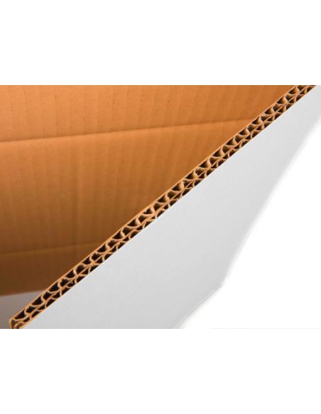 Caja Para Embalar Q-Connect Ultra Resistente Regulable En Altura Carton Canal Doble 7 Mmcolor Blanco 450X280X375 Mm