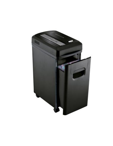 Destructora De Documentos Q-Connect Kf15547 Capacidad De Corte 8 H Destruye Grapas Clips Y Tarjetas Papelera 15L
