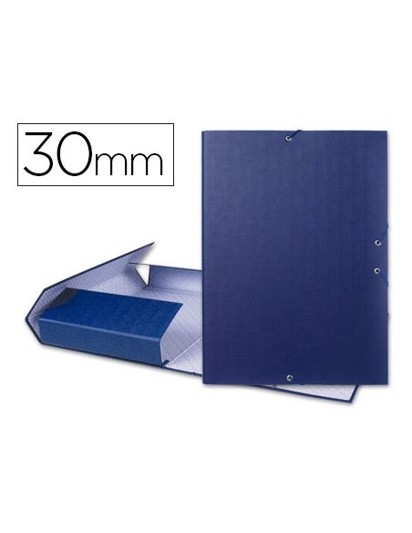 Carpeta Proyectos Liderpapel Folio Lomo 30Mm Carton Forradoazul