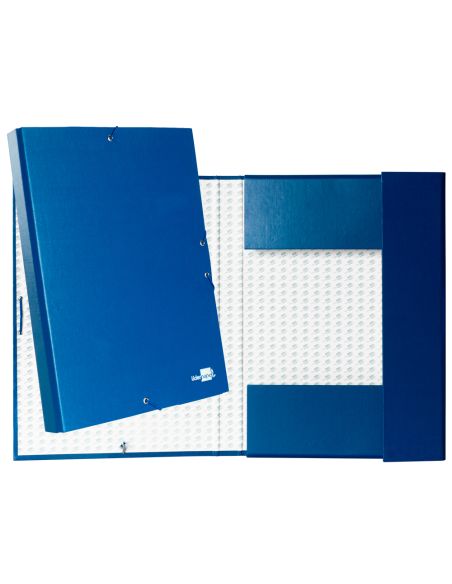 Carpeta Proyectos Liderpapel Folio Lomo 30Mm Carton Forradoazul