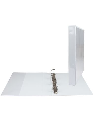 Carpeta Canguro 4 Anillas Mixtas 25Mm Esselte A4 Plastico Blanca